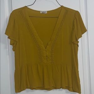 Eyeshadow V-Neck Top